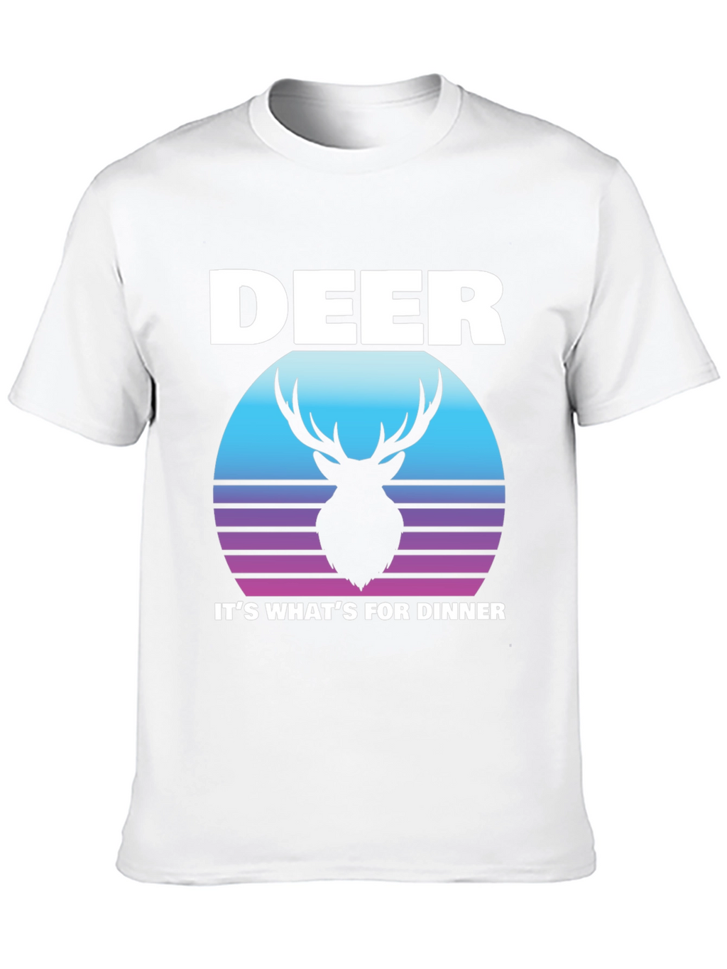 Deer for Dinner Graphic Tee - Black