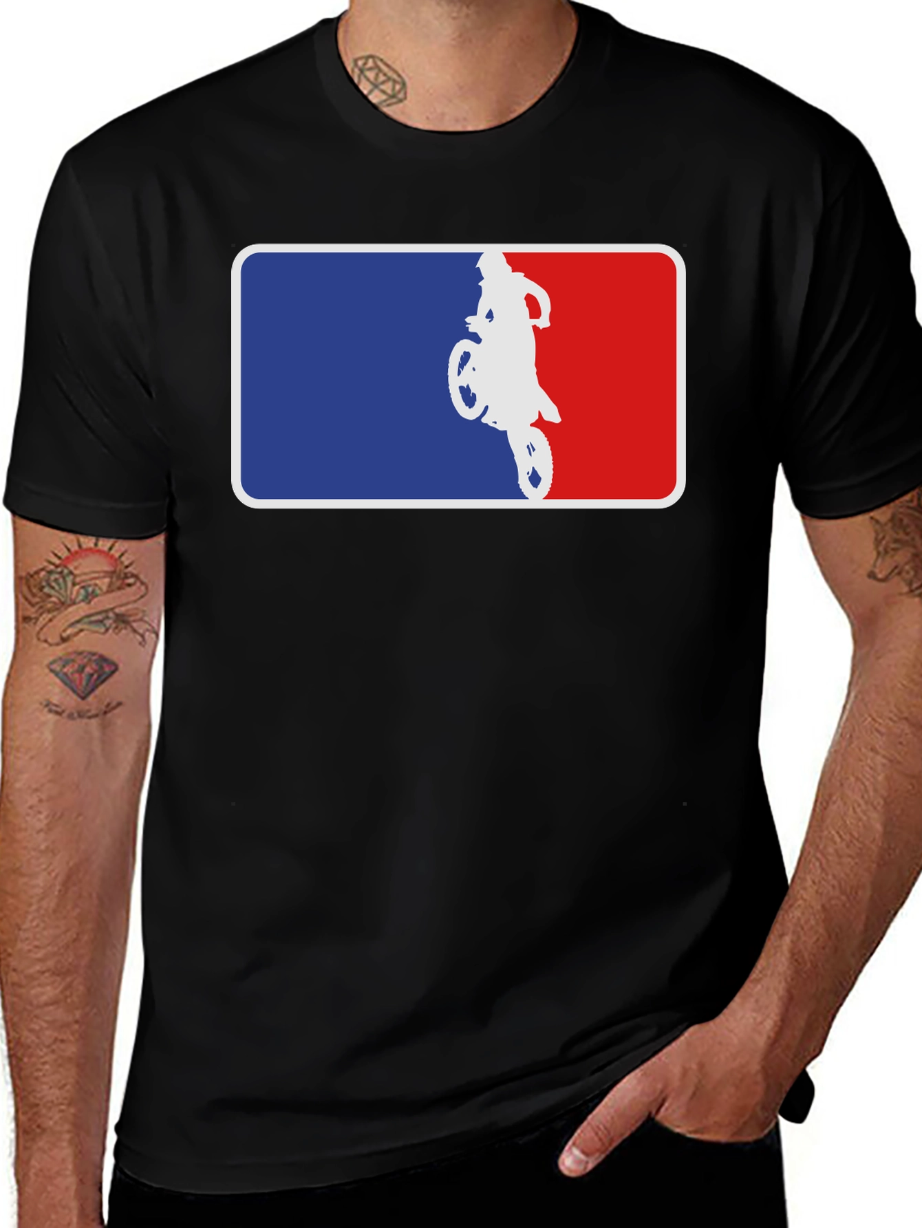 Moto Life T-Shirt - Black Motorcycle Rider Graphic Tee