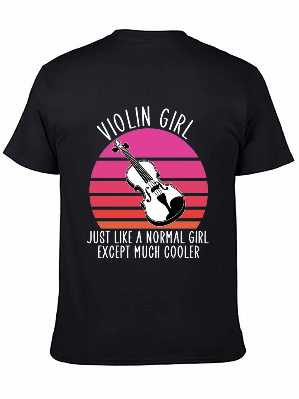 Violin Girl T-Shirt - Cool Musician Tee