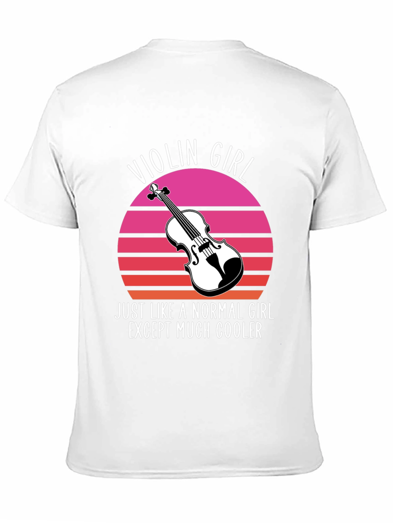 Violin Girl T-Shirt - Cool Musician Tee