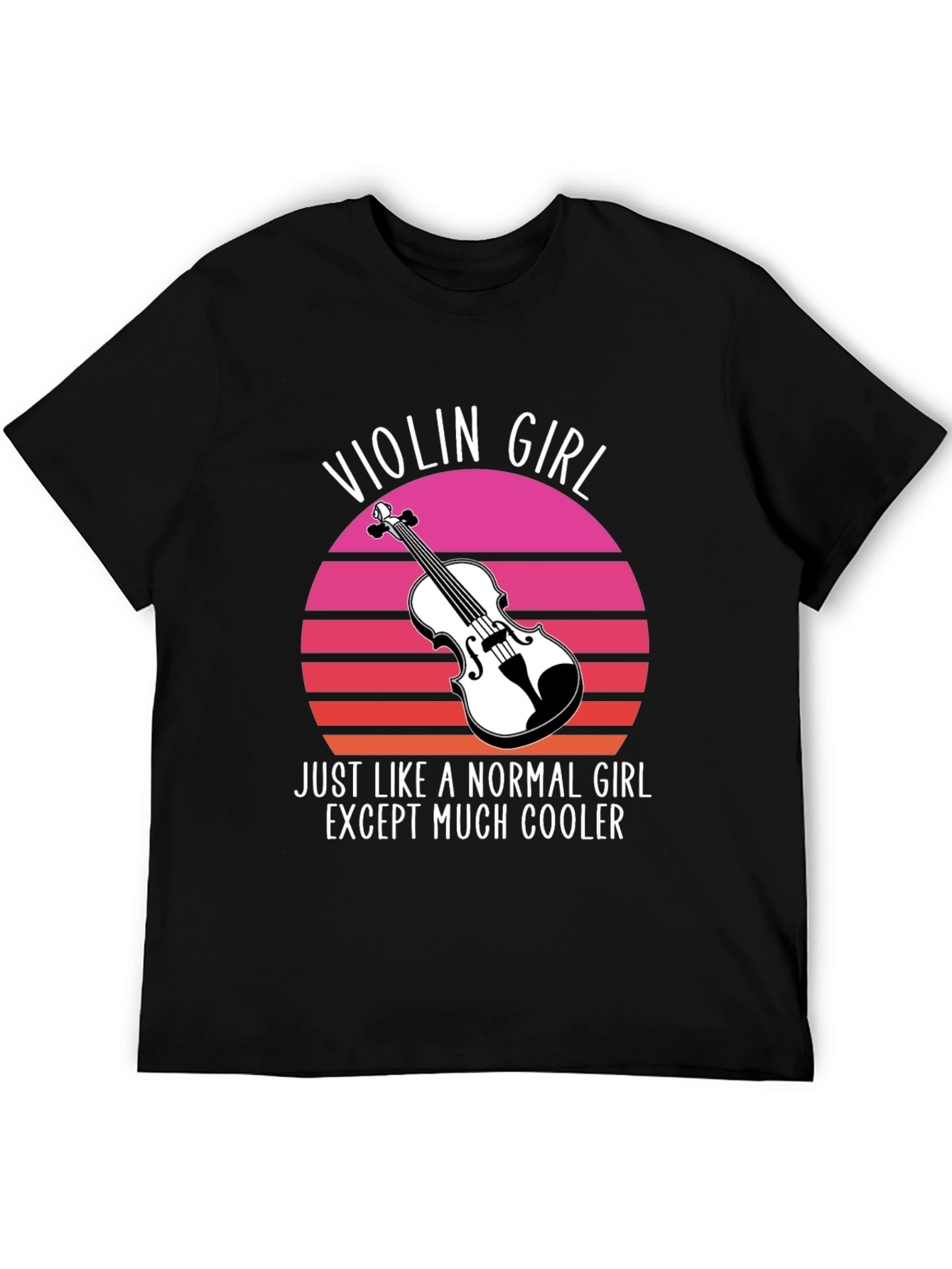 Violin Girl T-Shirt - Cool Musician Tee