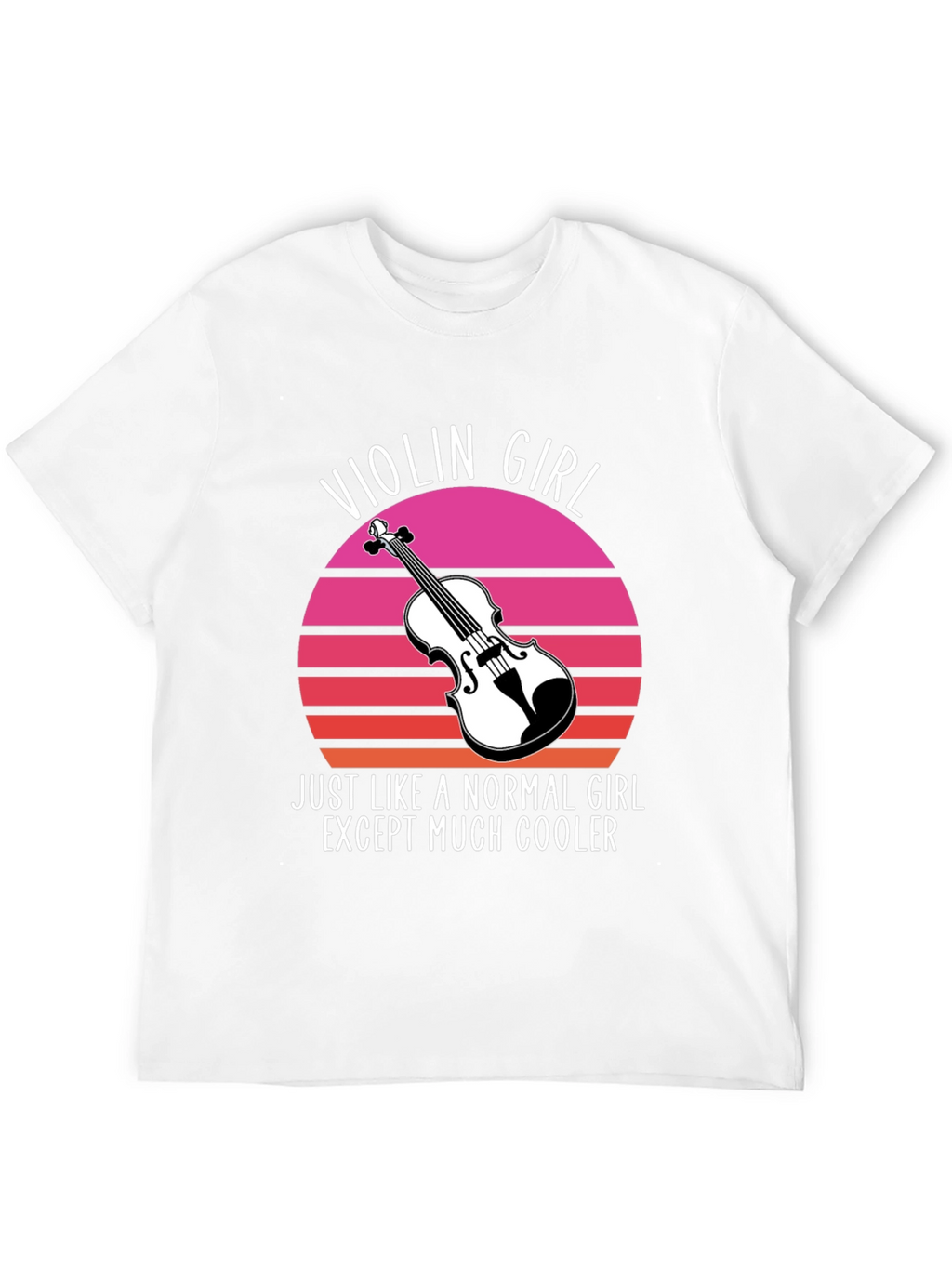 Violin Girl T-Shirt - Cool Musician Tee