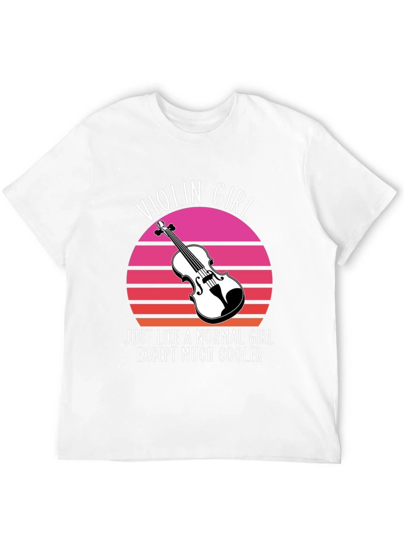 Violin Girl T-Shirt - Cool Musician Tee