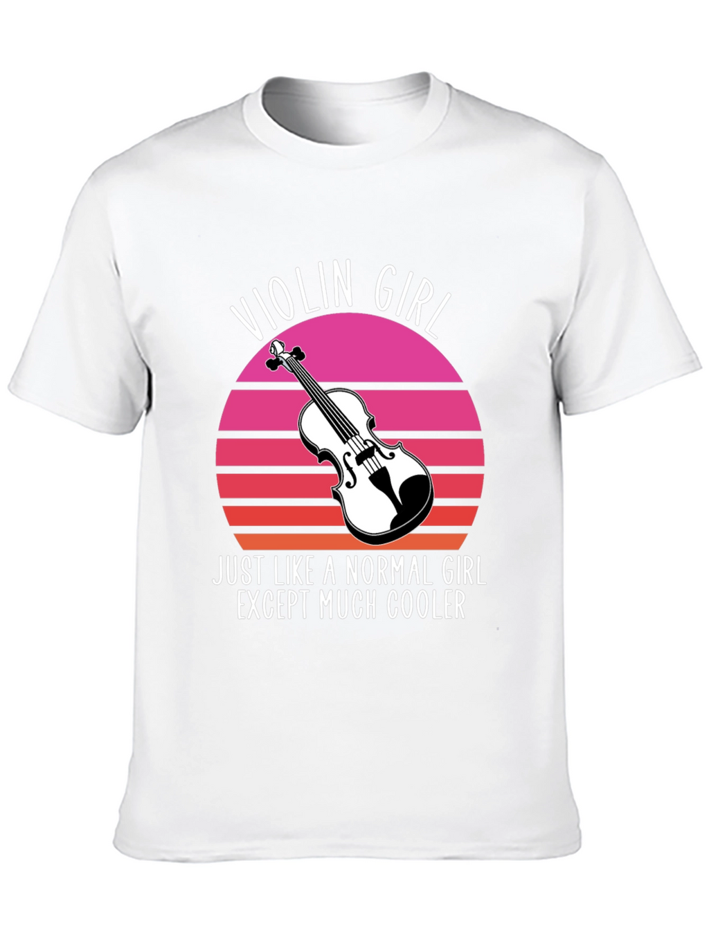 Violin Girl T-Shirt - Cool Musician Tee