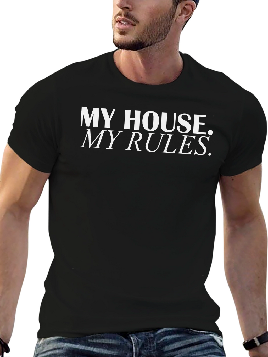 My House My Rules Black T-Shirt