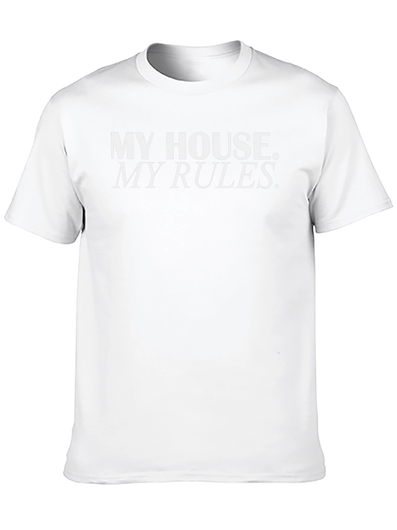 My House My Rules Black T-Shirt