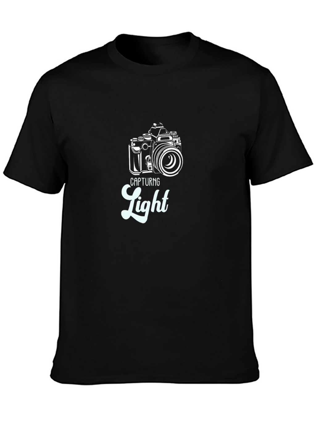 Capturing Light Graphic Tee - Black