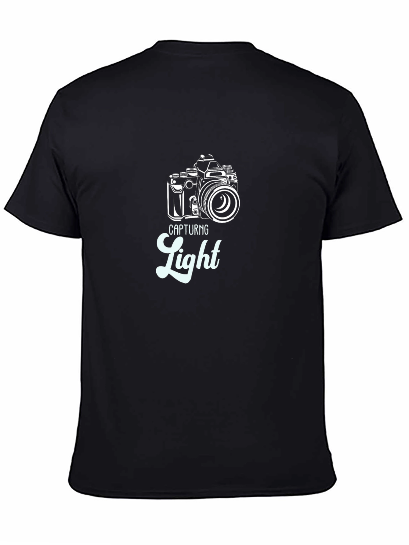 Capturing Light Graphic Tee - Black