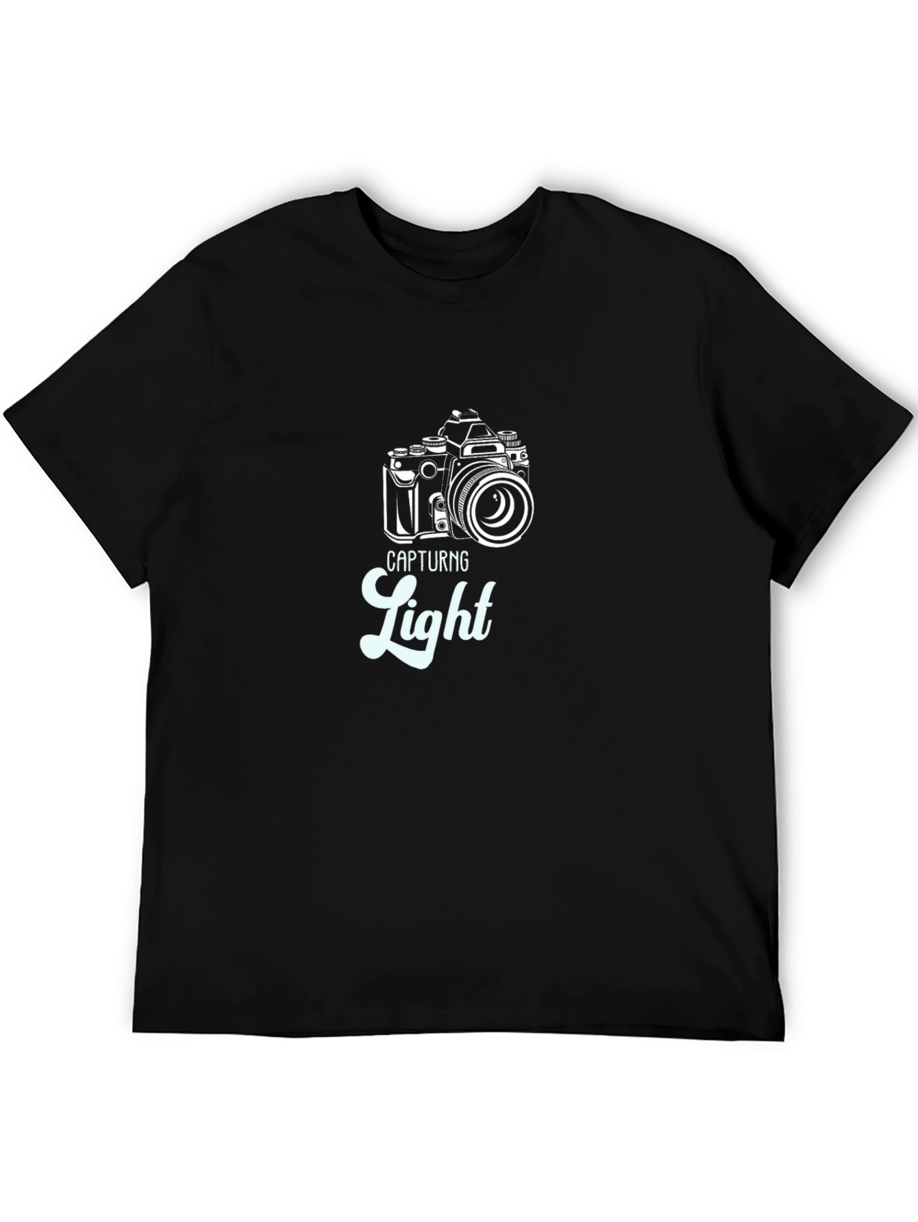 Capturing Light Graphic Tee - Black