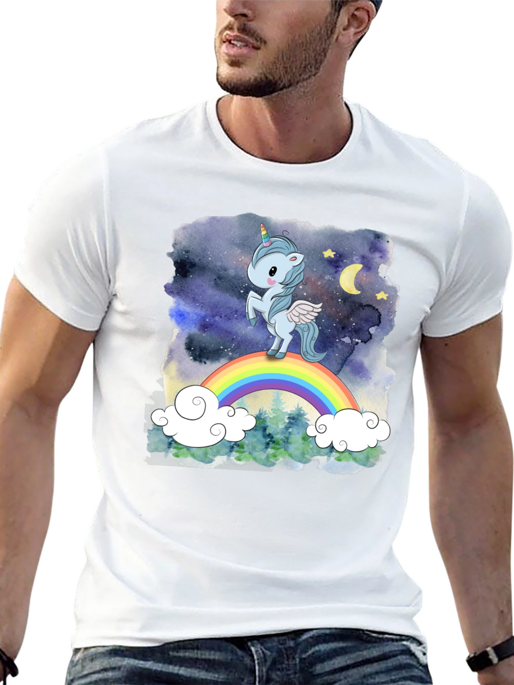 Unicorn Rainbow Graphic Tee