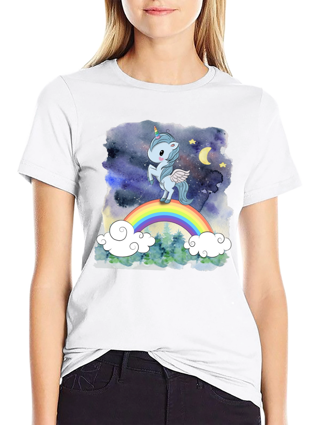 Unicorn Rainbow Graphic Tee