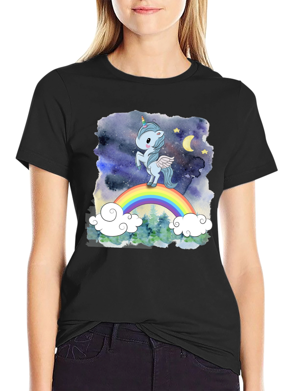 Unicorn Rainbow Graphic Tee