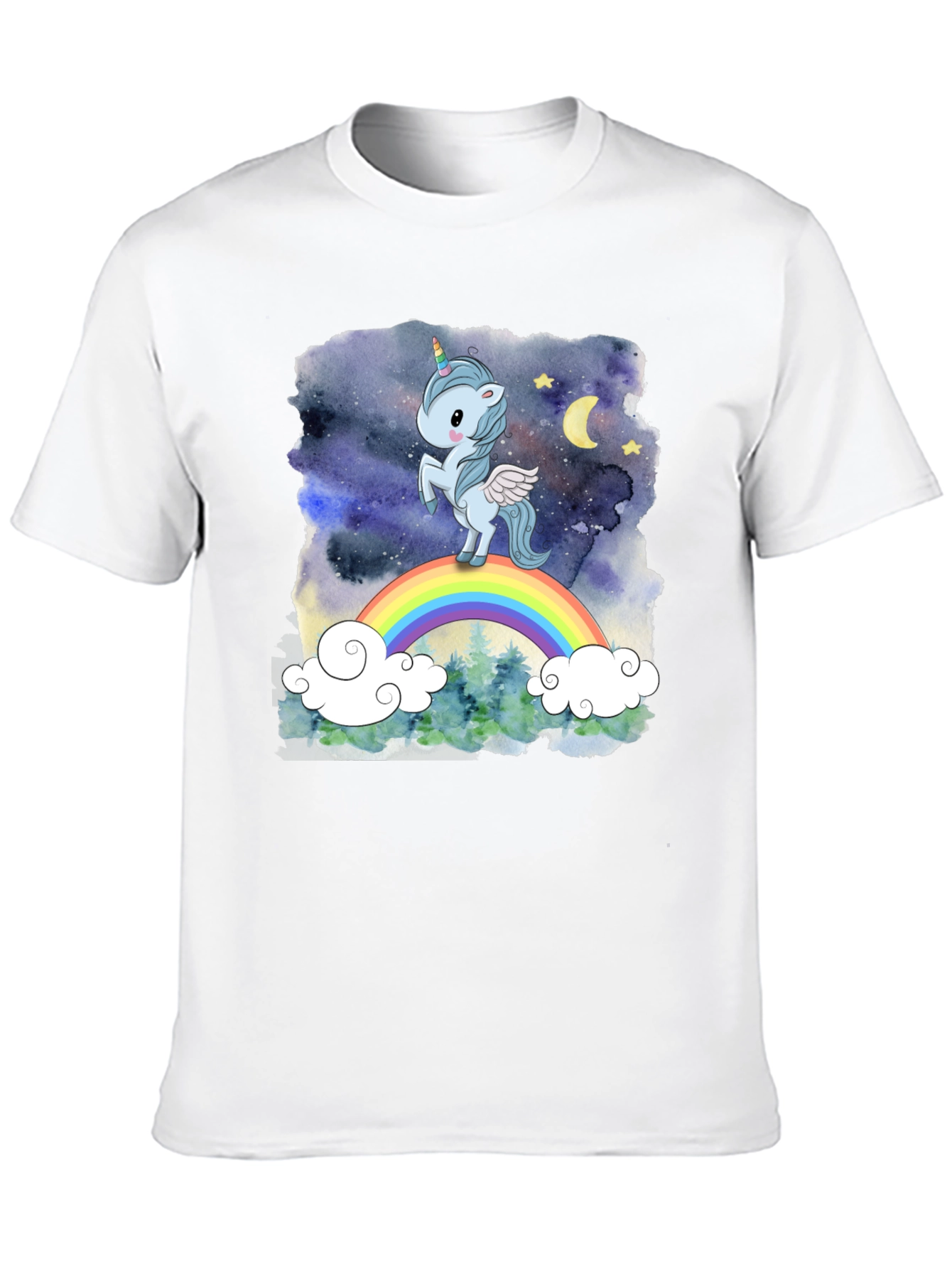 Unicorn Rainbow Graphic Tee