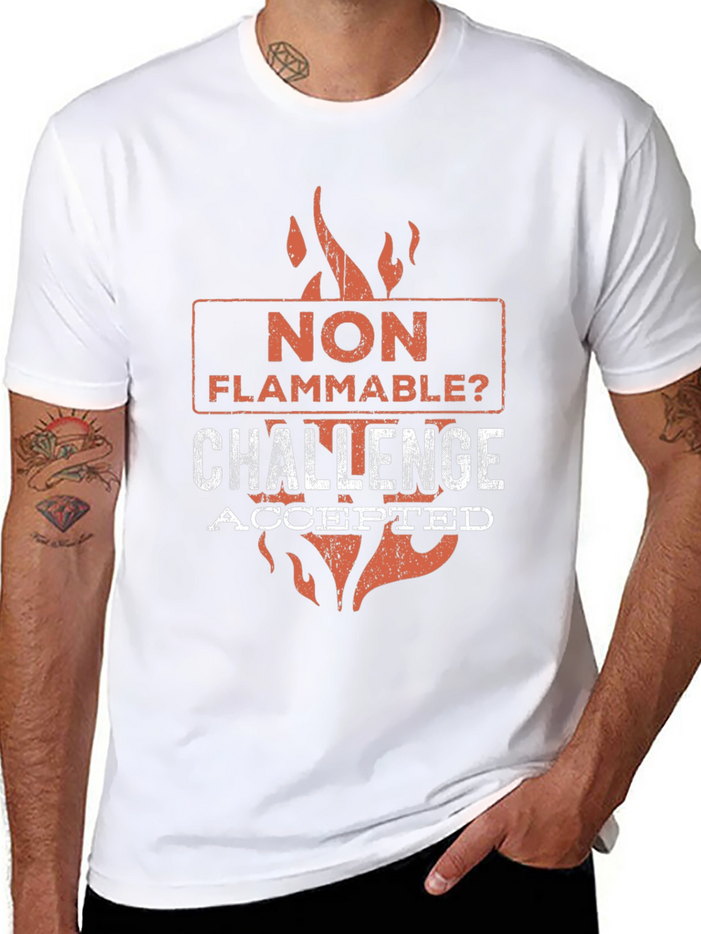 Non Flammable Challenge Accepted T-Shirt