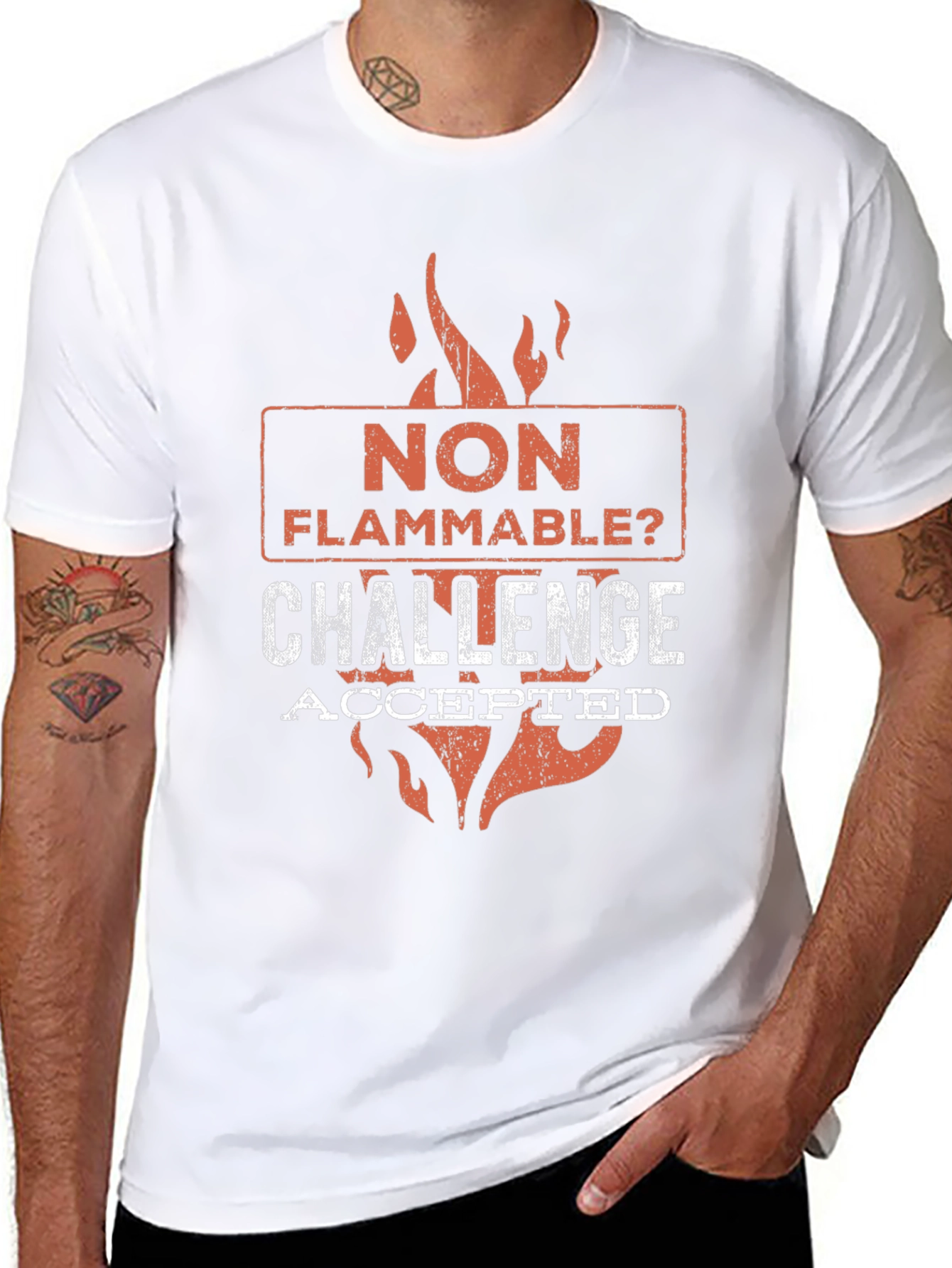 Non Flammable Challenge Accepted T-Shirt