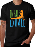 Inhale Exhale Yoga Graphic T-Shirt