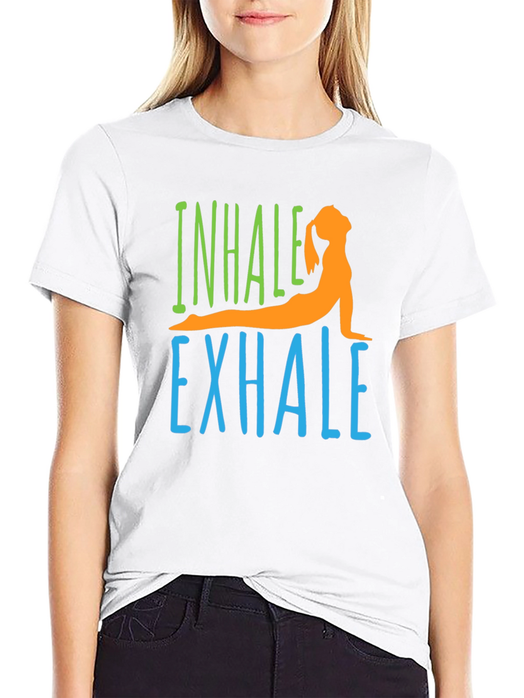 Inhale Exhale Yoga Graphic T-Shirt