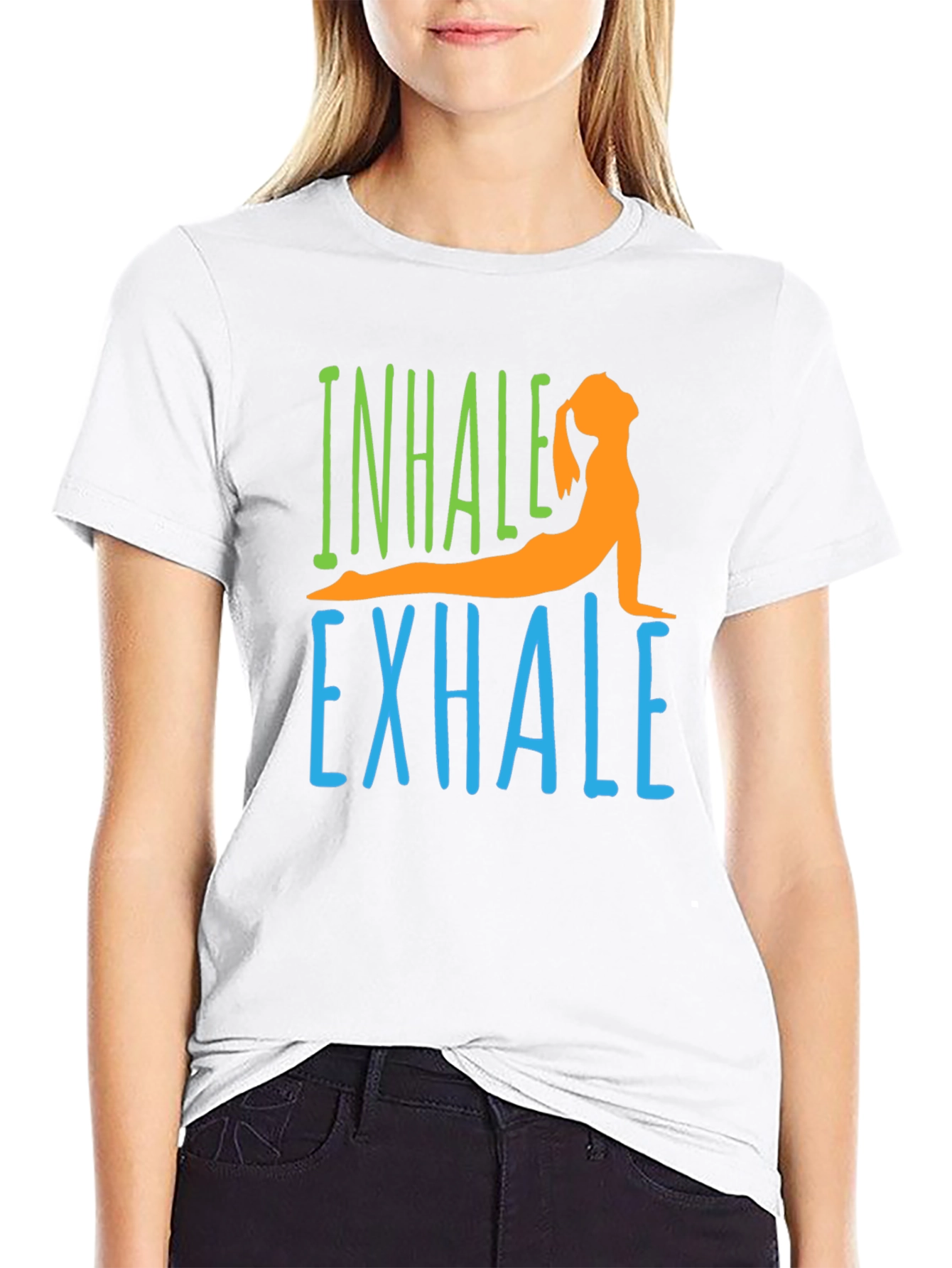 Inhale Exhale Yoga Graphic T-Shirt