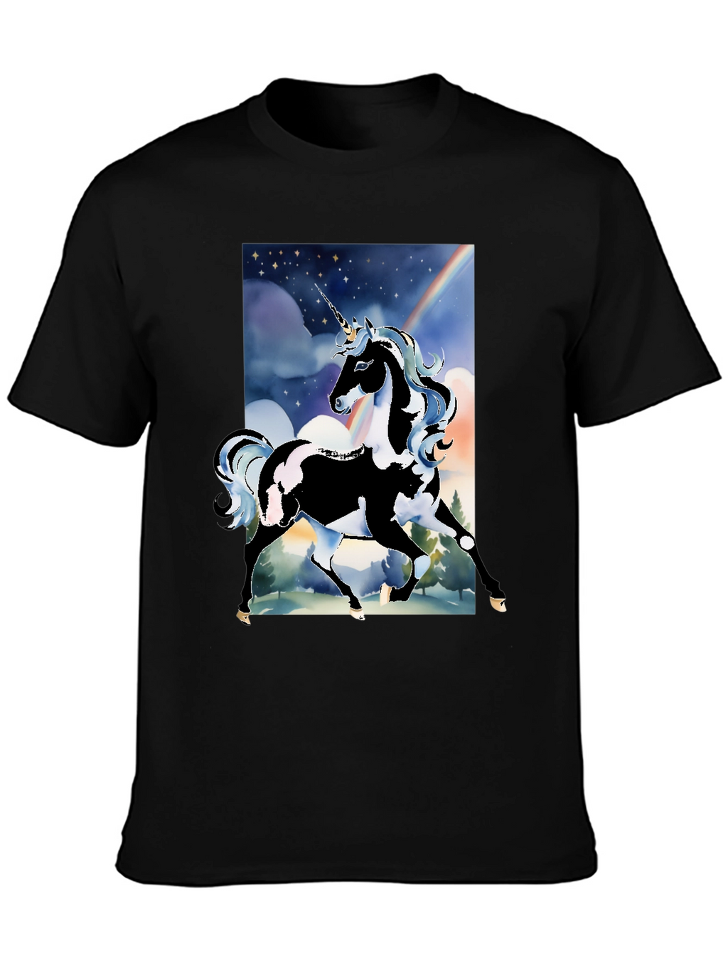 Unicorn Graphic Print Tee