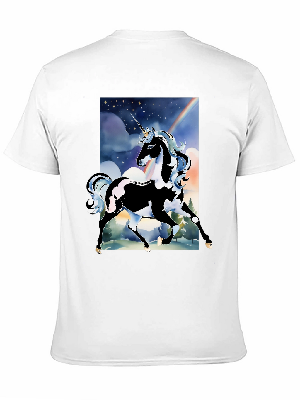 Unicorn Graphic Print Tee