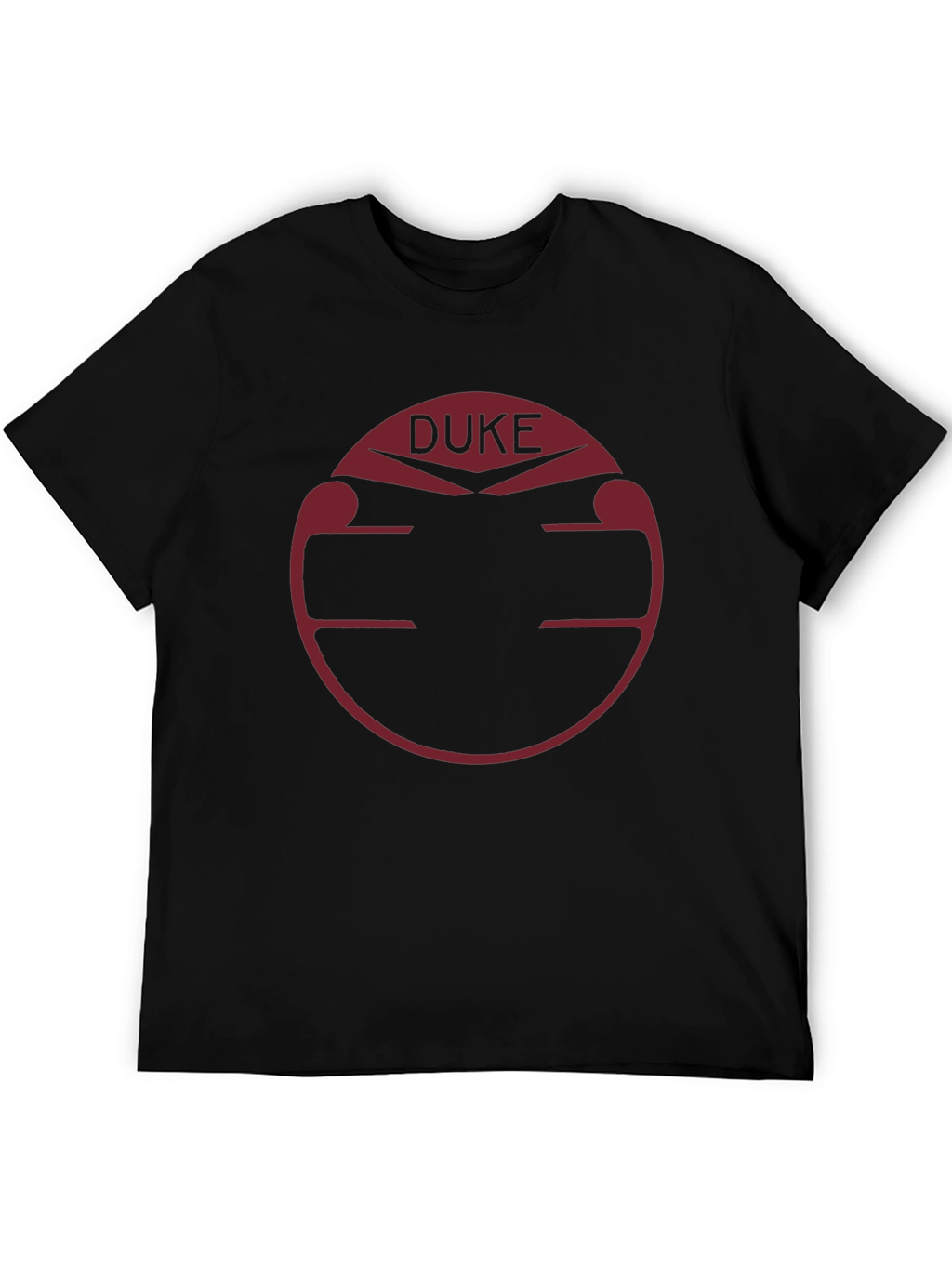 Duke Graphic Tee - Mens Black Crew Neck T-Shirt