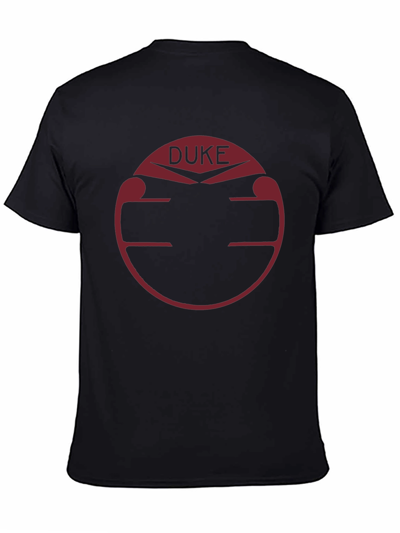 Duke Graphic Tee - Mens Black Crew Neck T-Shirt