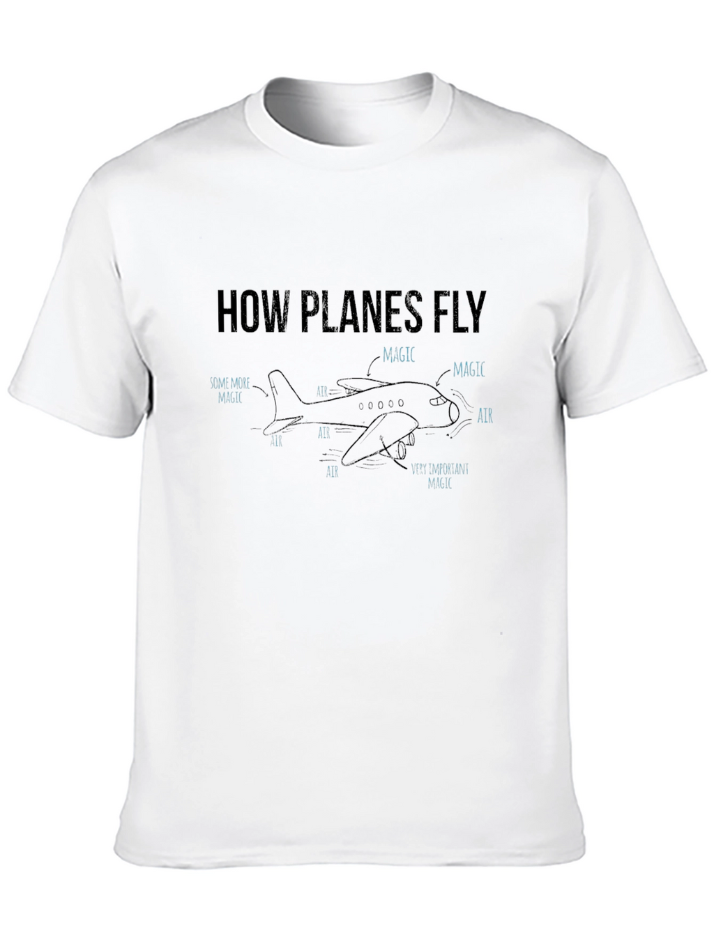 How Planes Fly Magic Graphic T-Shirt