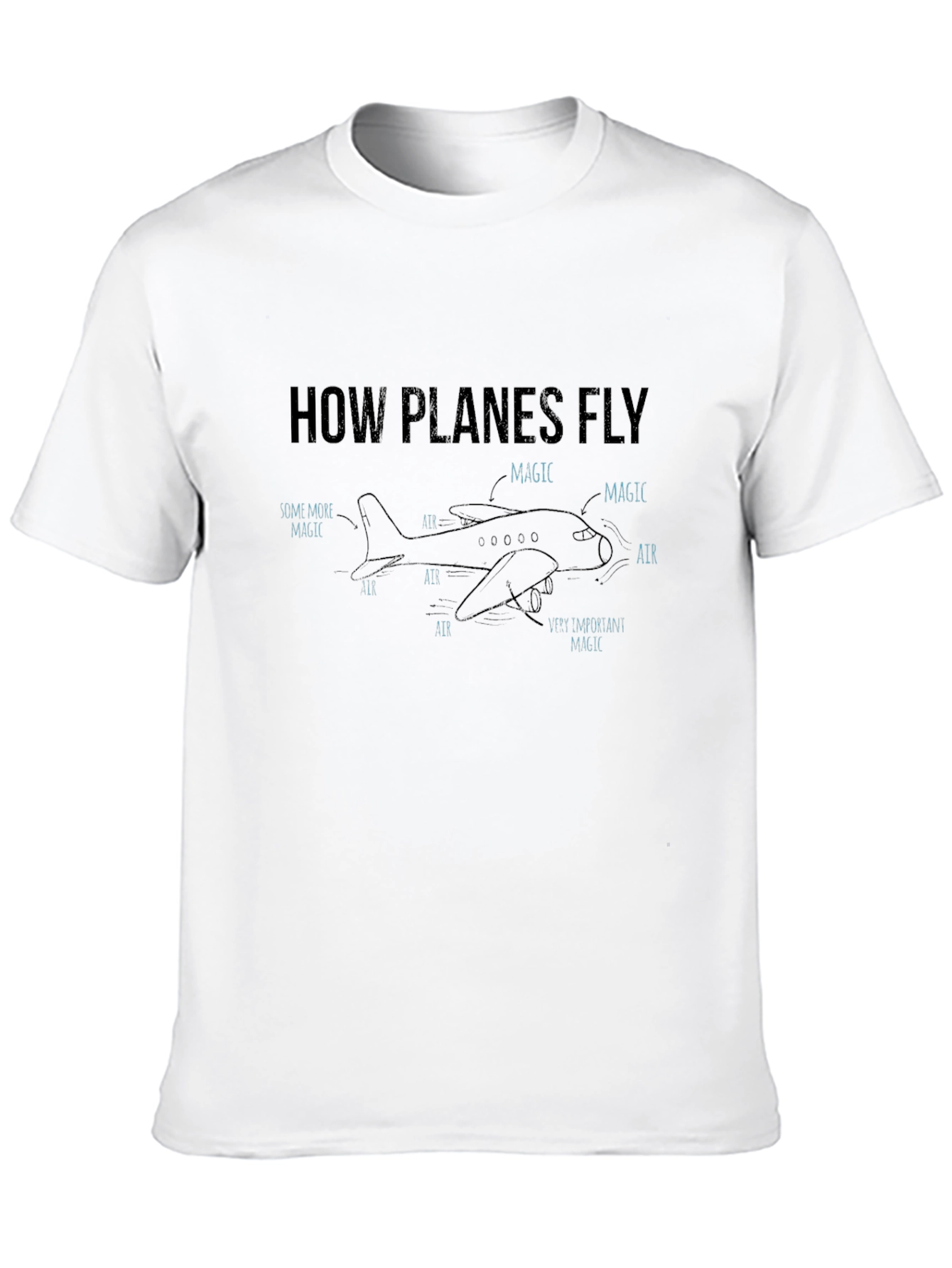 How Planes Fly Magic Graphic T-Shirt