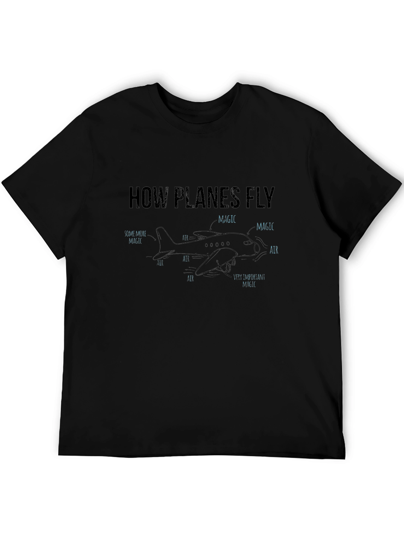 How Planes Fly Magic Graphic T-Shirt