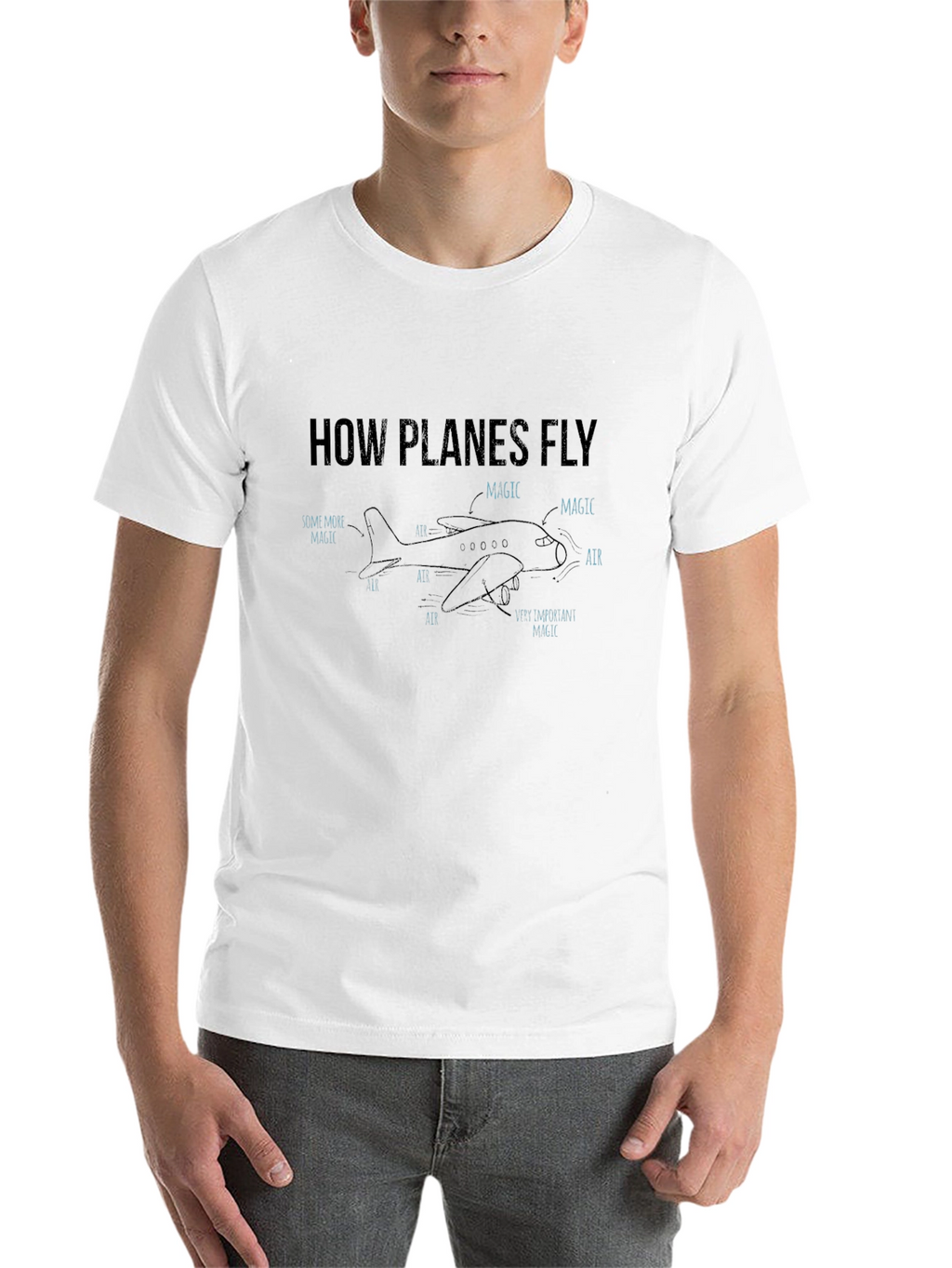 How Planes Fly Magic Graphic T-Shirt