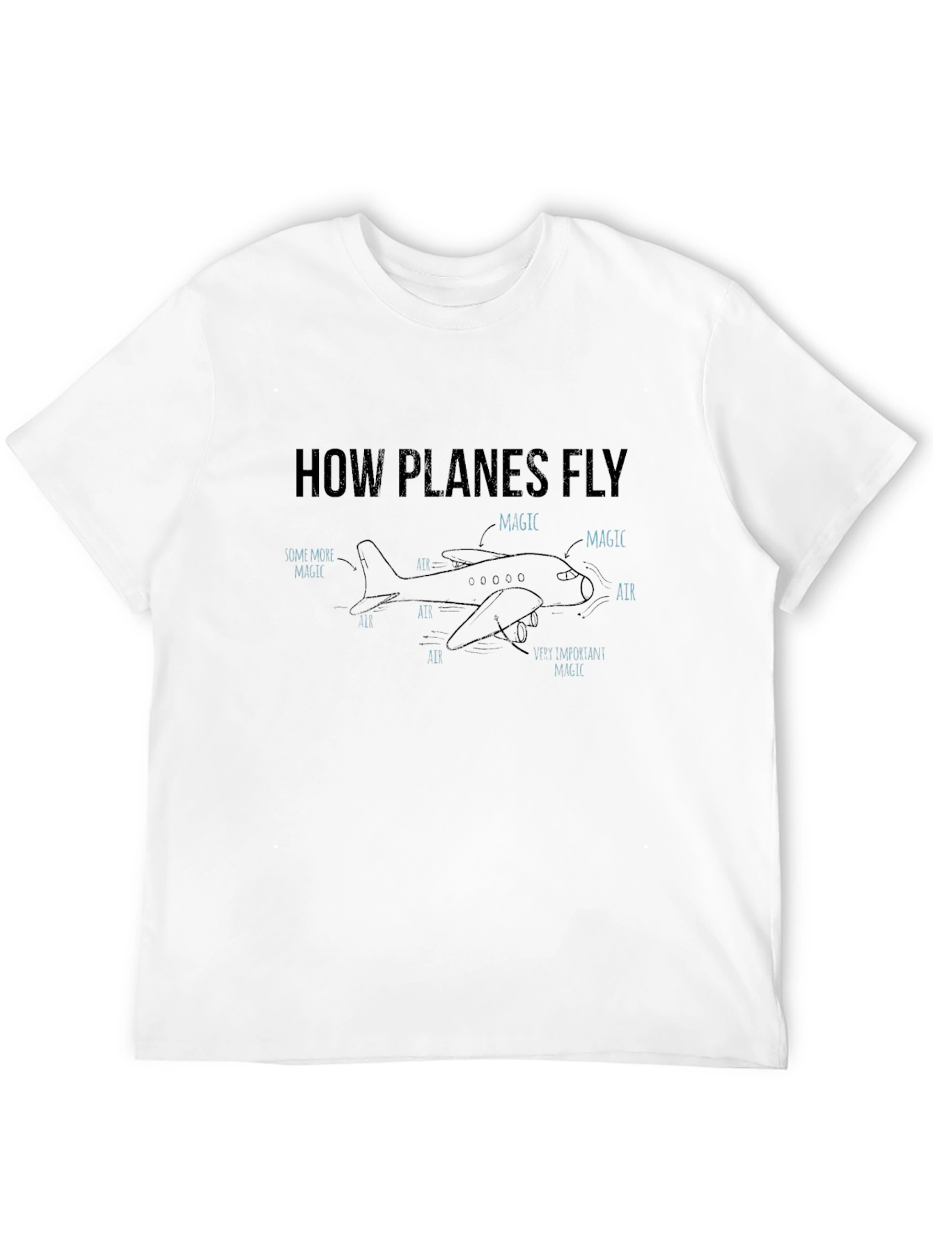 How Planes Fly Magic Graphic T-Shirt