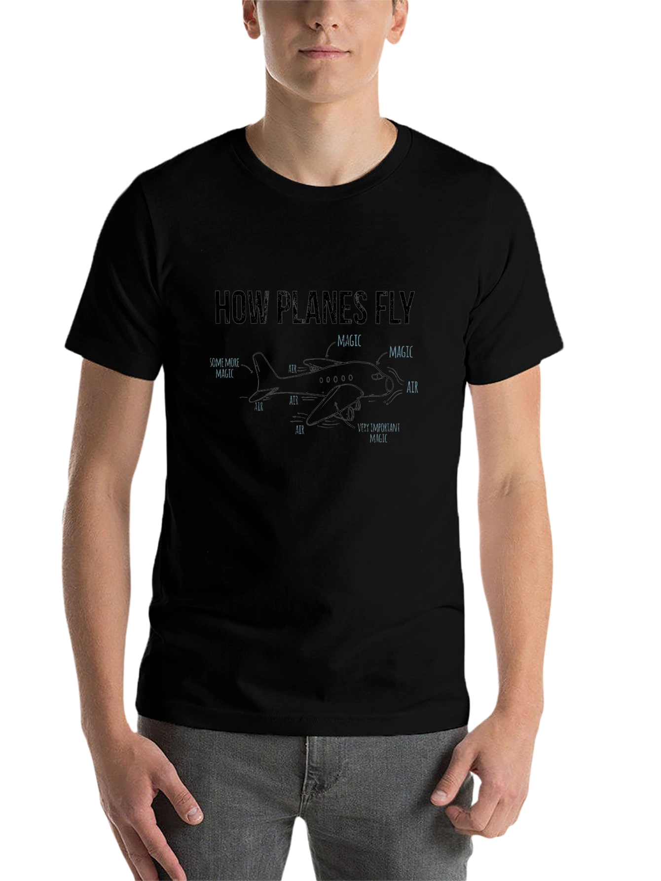 How Planes Fly Magic Graphic T-Shirt