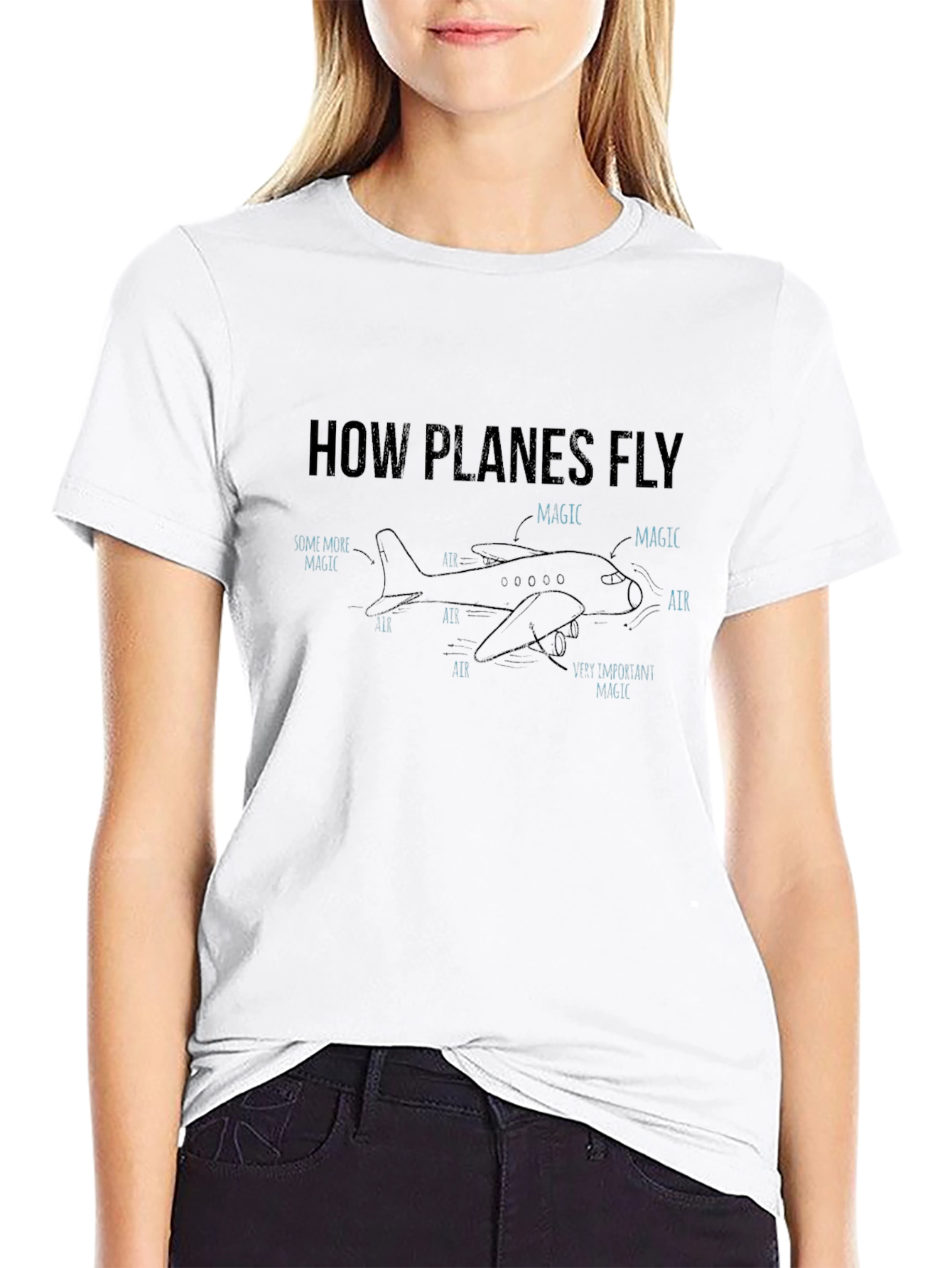 How Planes Fly Magic Graphic T-Shirt