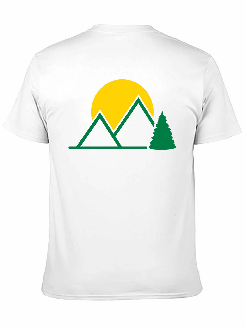 Mountain Scene Graphic T-Shirt - Nature Lover Tee