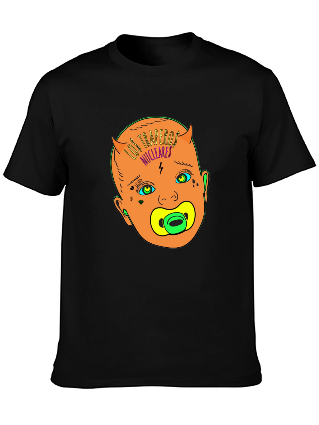 Los Traperos Nucleares T-Shirt: Edgy Baby Graphic Tee