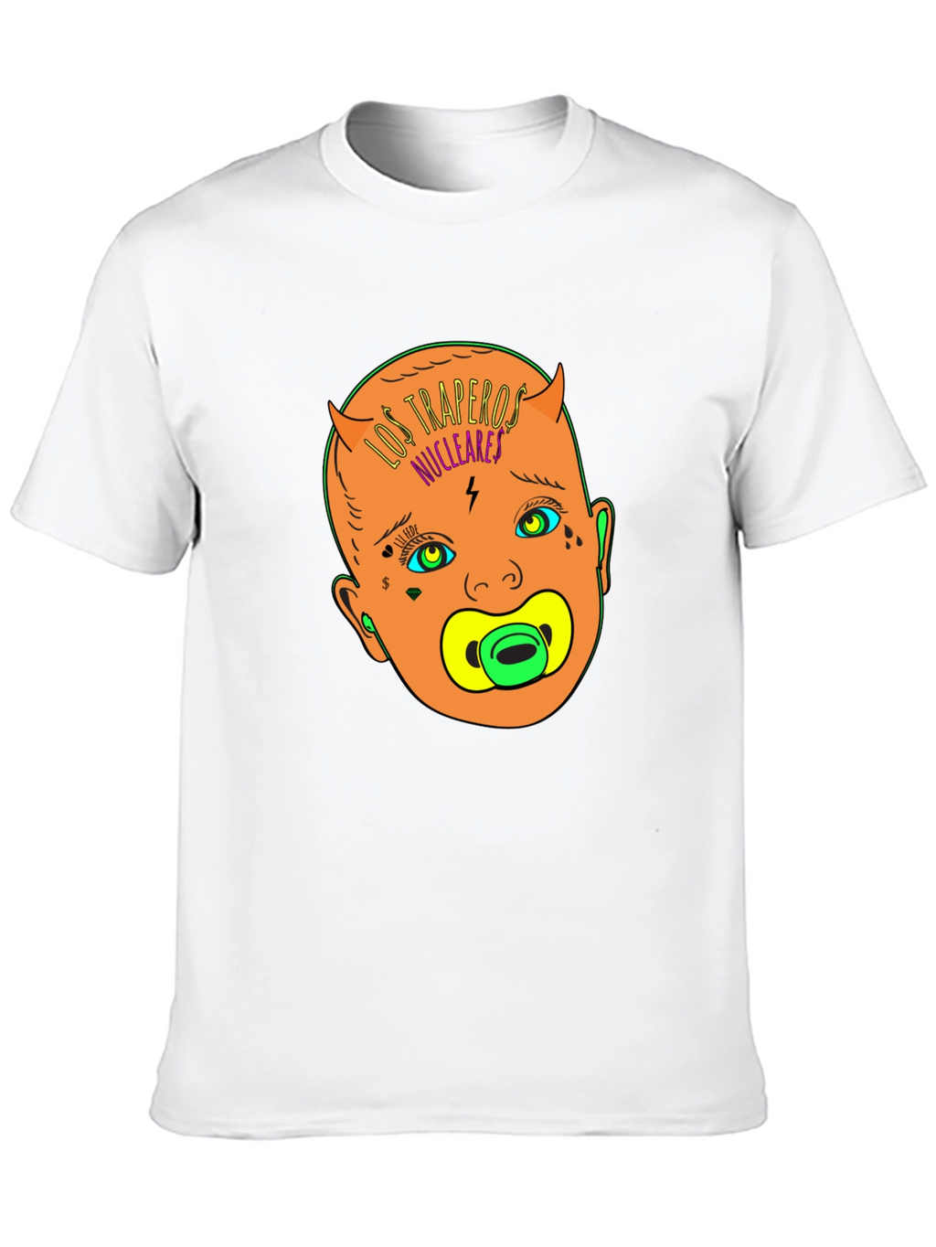 Los Traperos Nucleares T-Shirt: Edgy Baby Graphic Tee