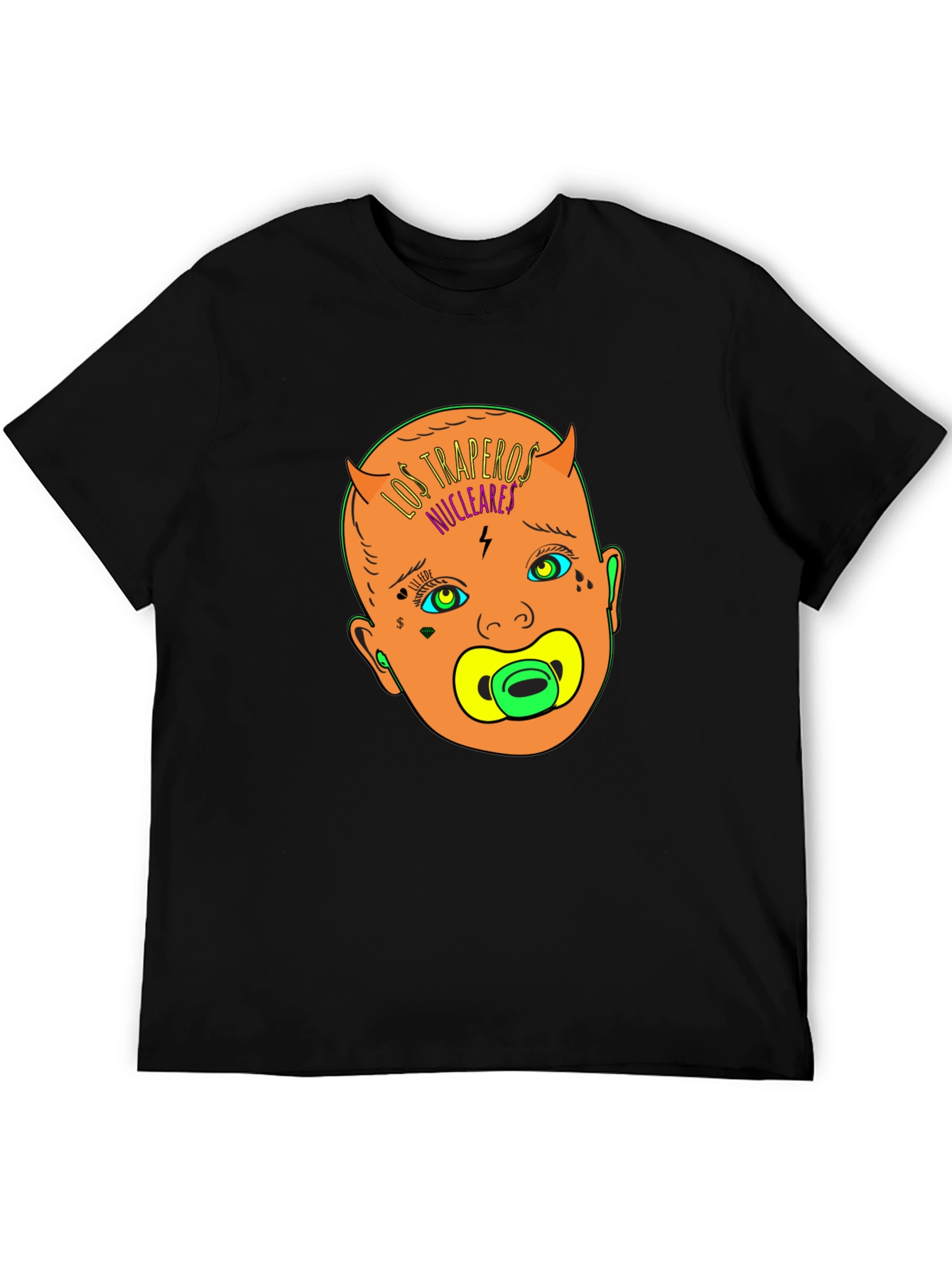 Los Traperos Nucleares T-Shirt: Edgy Baby Graphic Tee