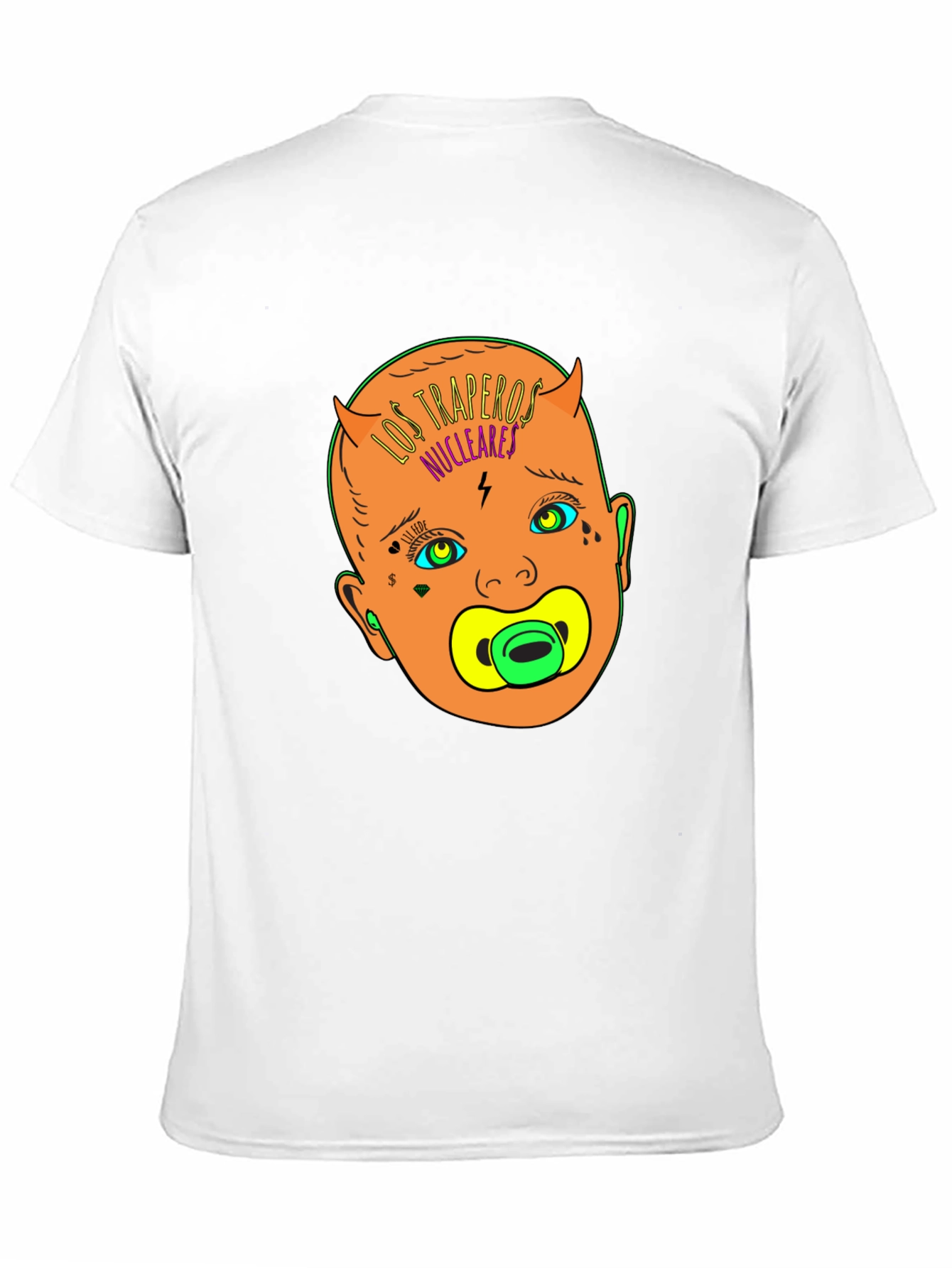 Los Traperos Nucleares T-Shirt: Edgy Baby Graphic Tee