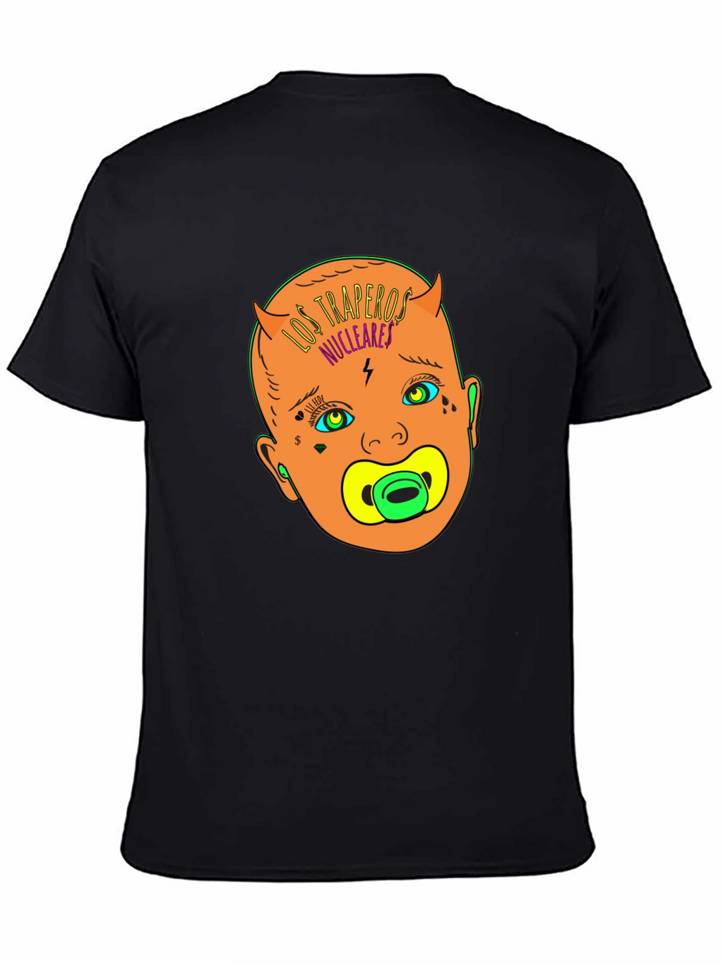 Los Traperos Nucleares T-Shirt: Edgy Baby Graphic Tee