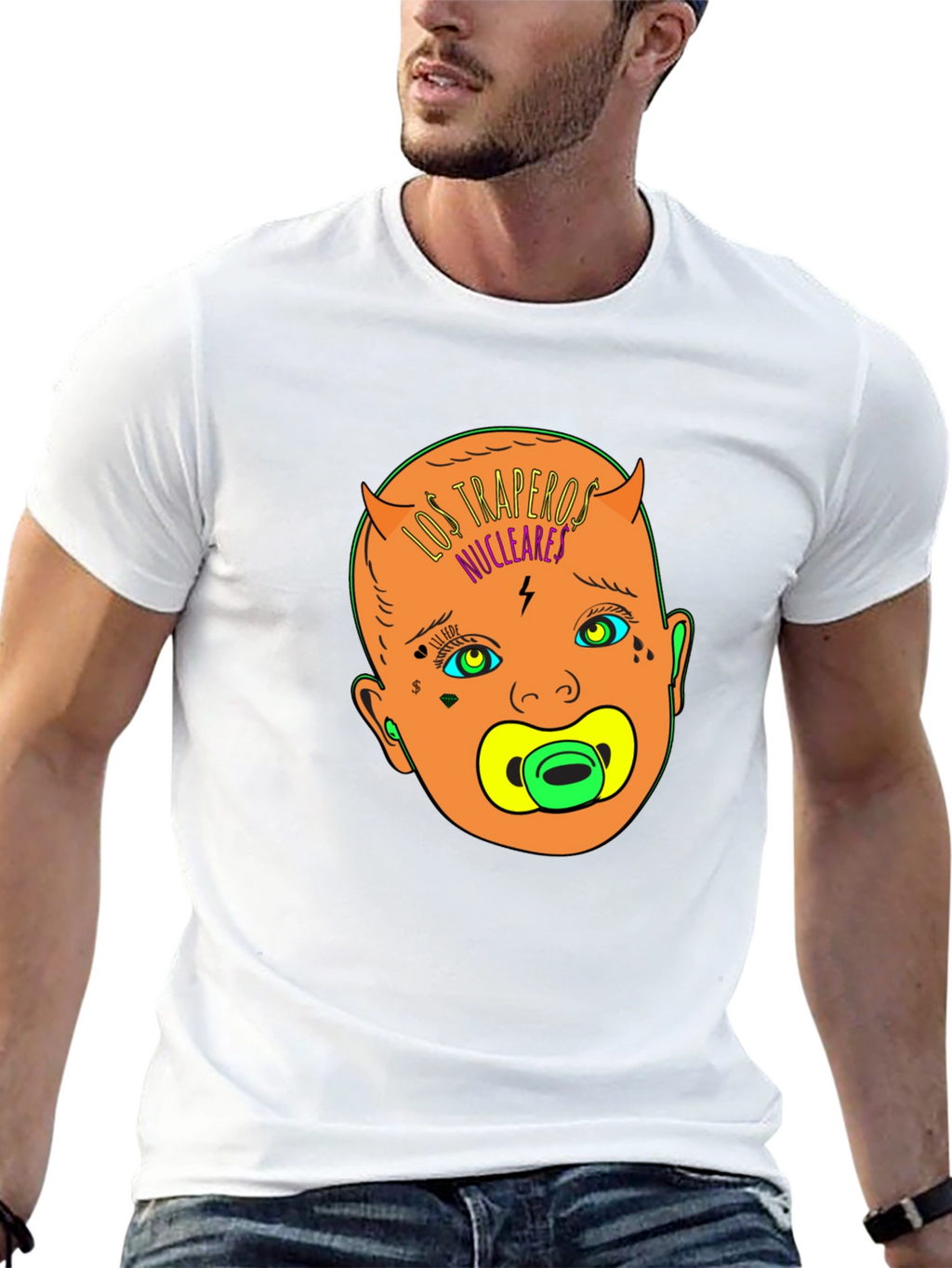 Los Traperos Nucleares T-Shirt: Edgy Baby Graphic Tee