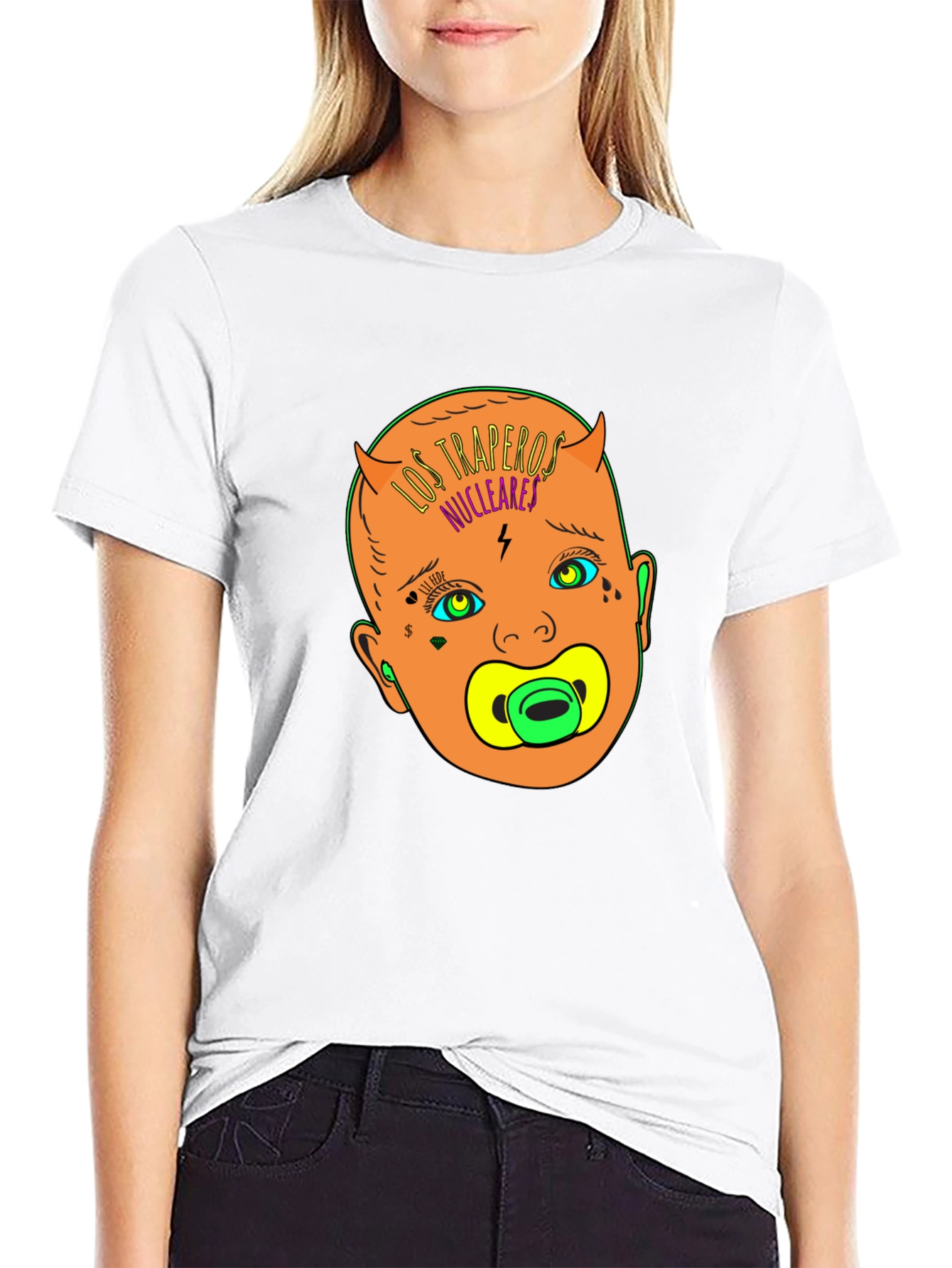 Los Traperos Nucleares T-Shirt: Edgy Baby Graphic Tee