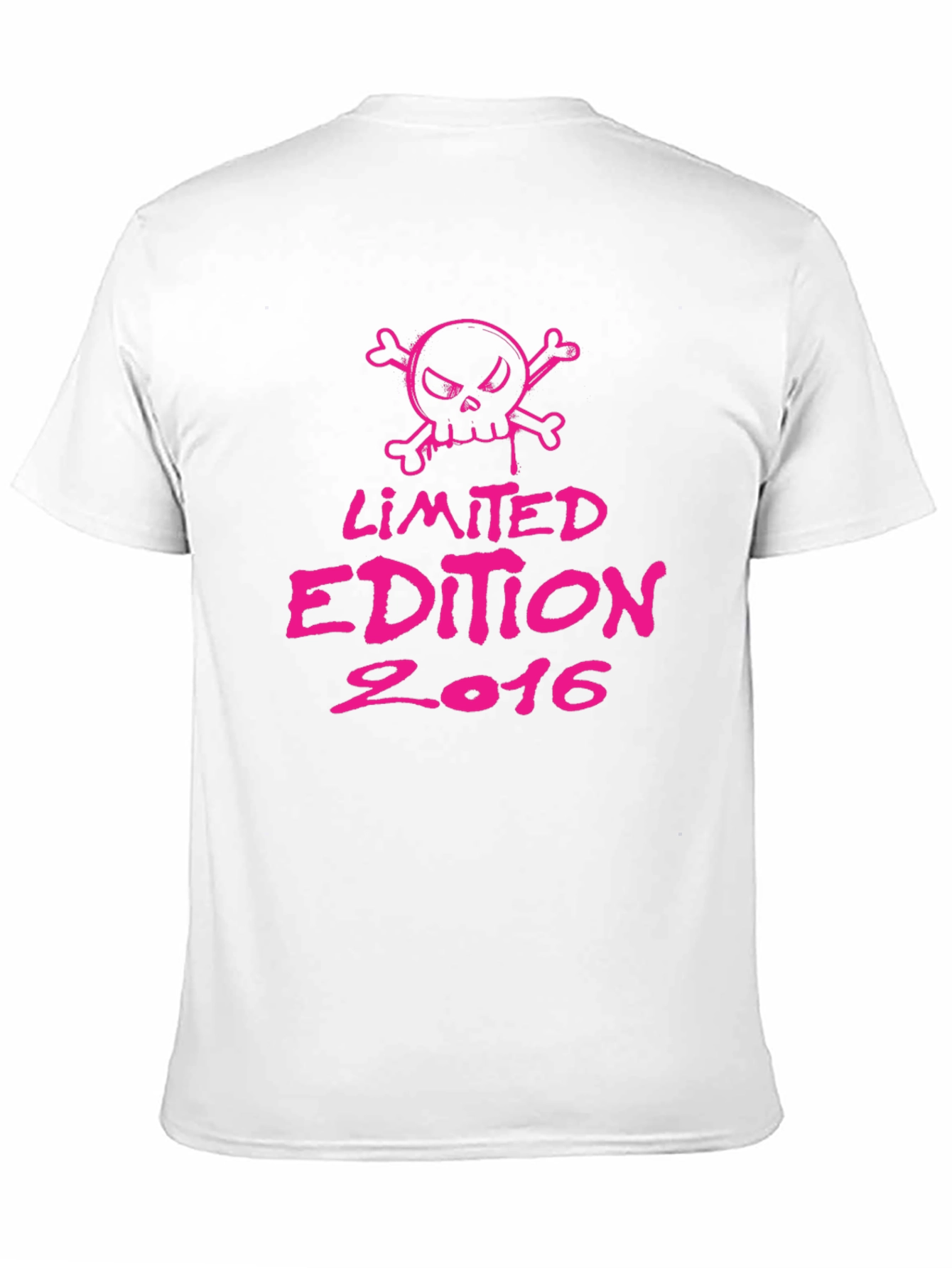 Limited Edition 2016 Graphic T-Shirt - Pink Skull Design