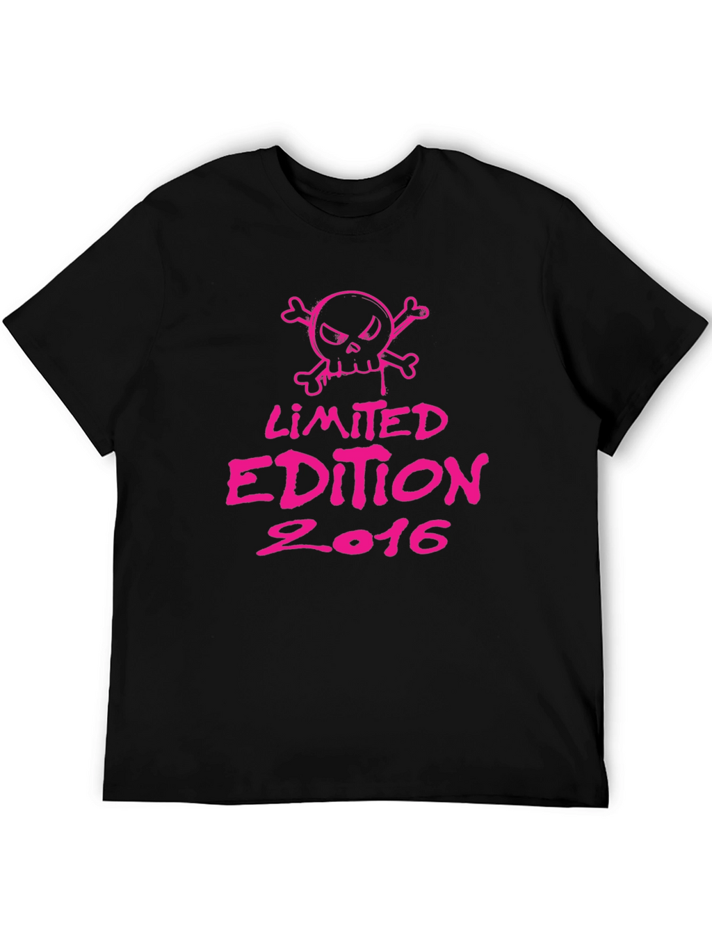 Limited Edition 2016 Graphic T-Shirt - Pink Skull Design