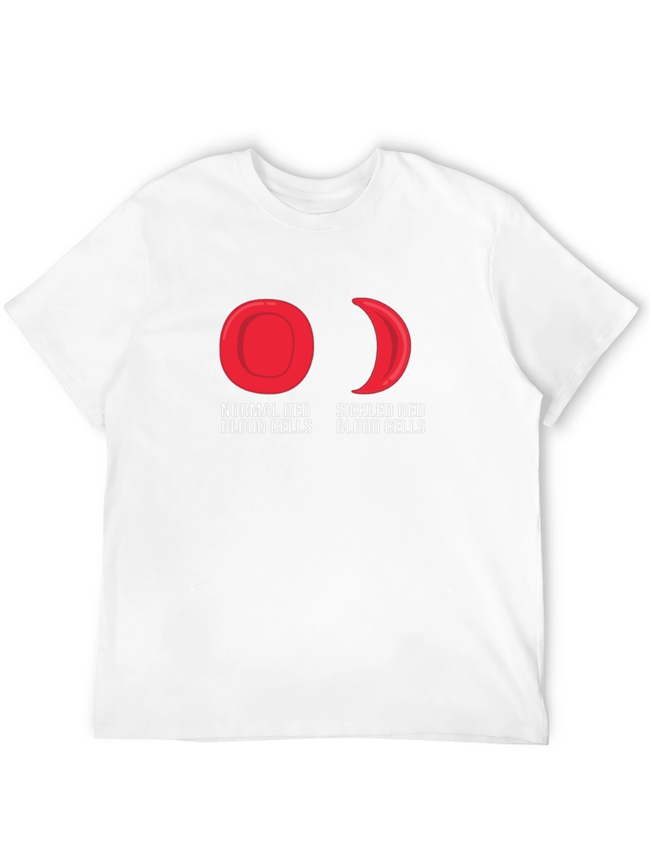 Normal vs Sickled Red Blood Cell T-Shirt