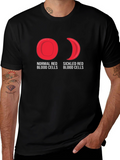 Normal vs Sickled Red Blood Cell T-Shirt