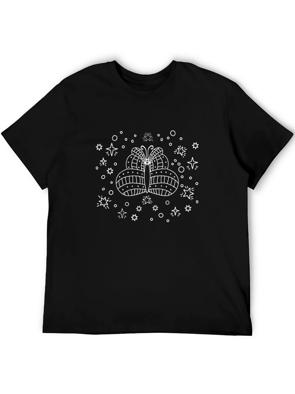 Black Butterfly Star Graphic Tee