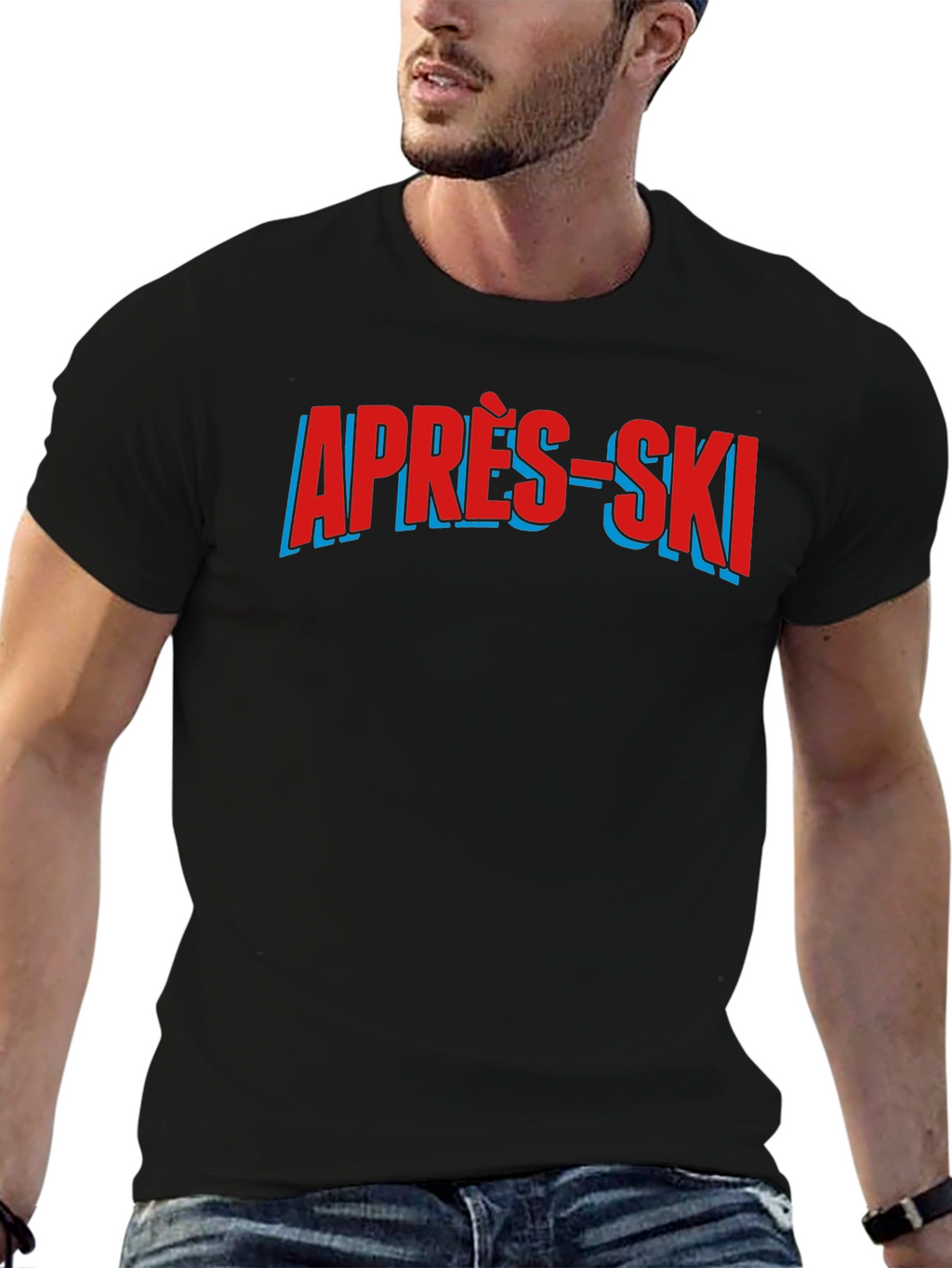 Apres-Ski Graphic Tee -  Bold Style Comfort Fit
