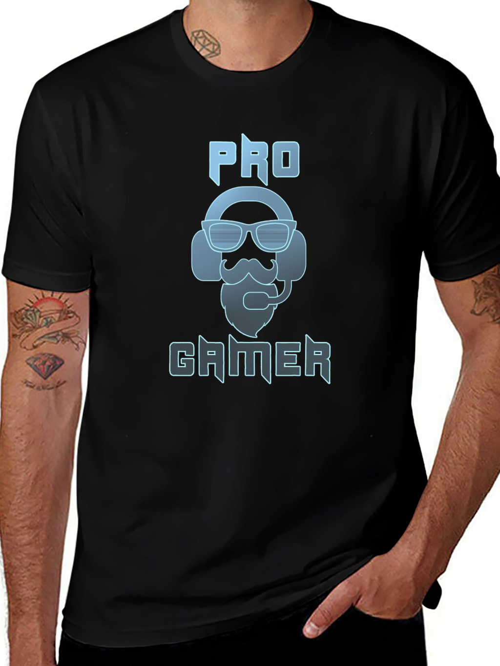 Pro Gamer T-Shirt - Black Cotton Tee