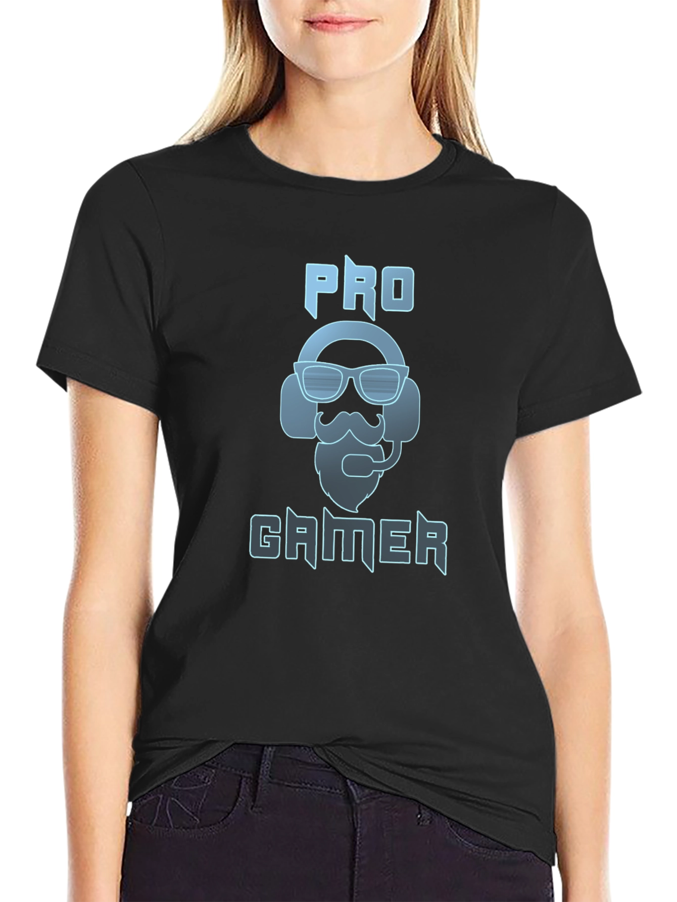 Pro Gamer T-Shirt - Black Cotton Tee