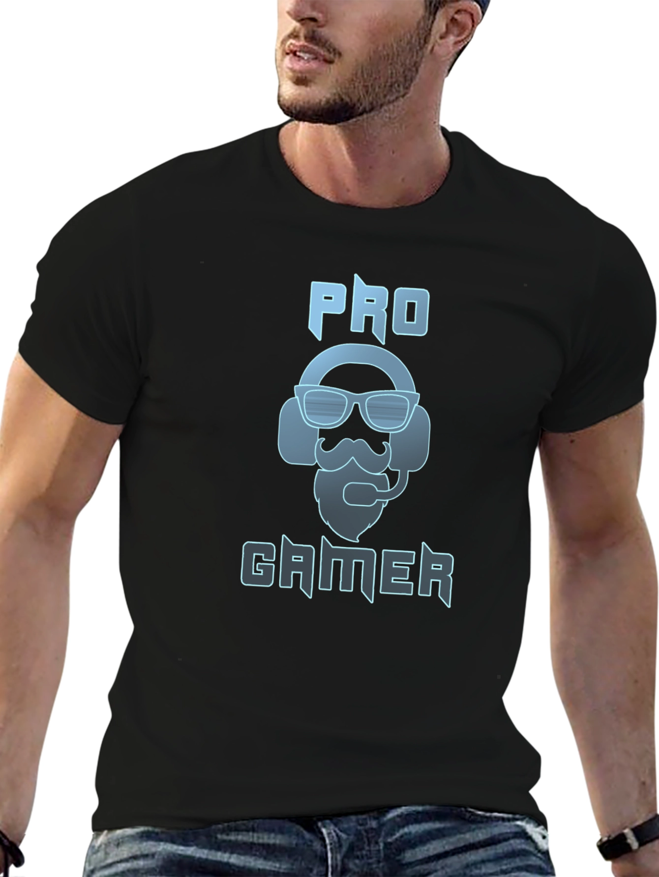 Pro Gamer T-Shirt - Black Cotton Tee